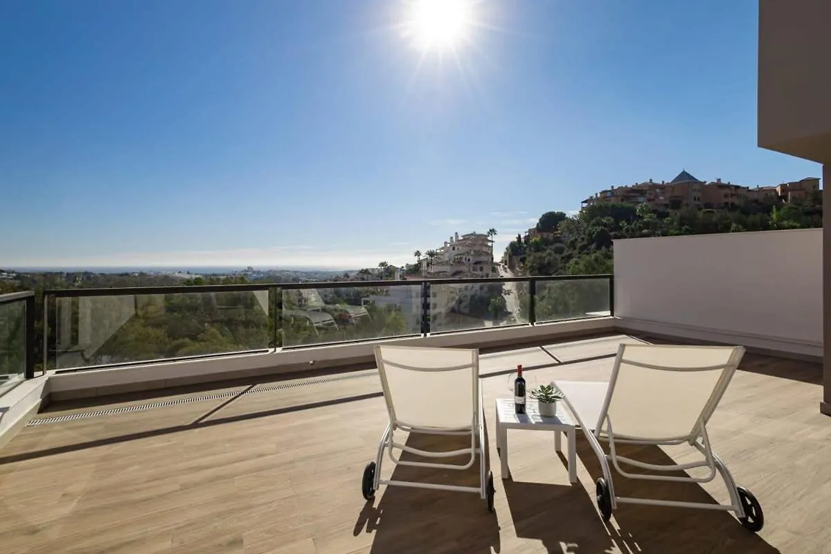 Marbella Lake Luxe Duplex Penthouse Scenic Views Apartment