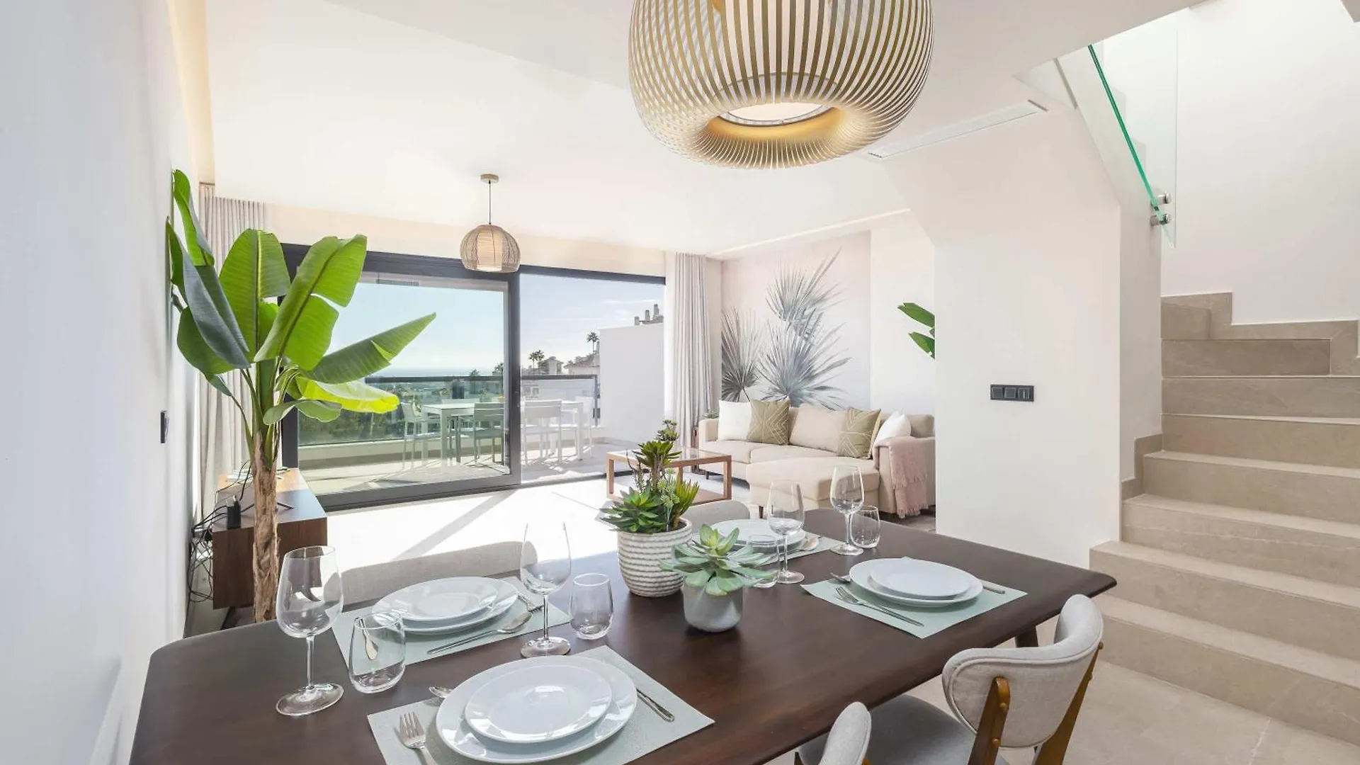 Marbella Lake Luxe Duplex Penthouse Scenic Views